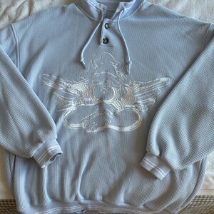 Boys Lie Light Blue Crewneck Sweater